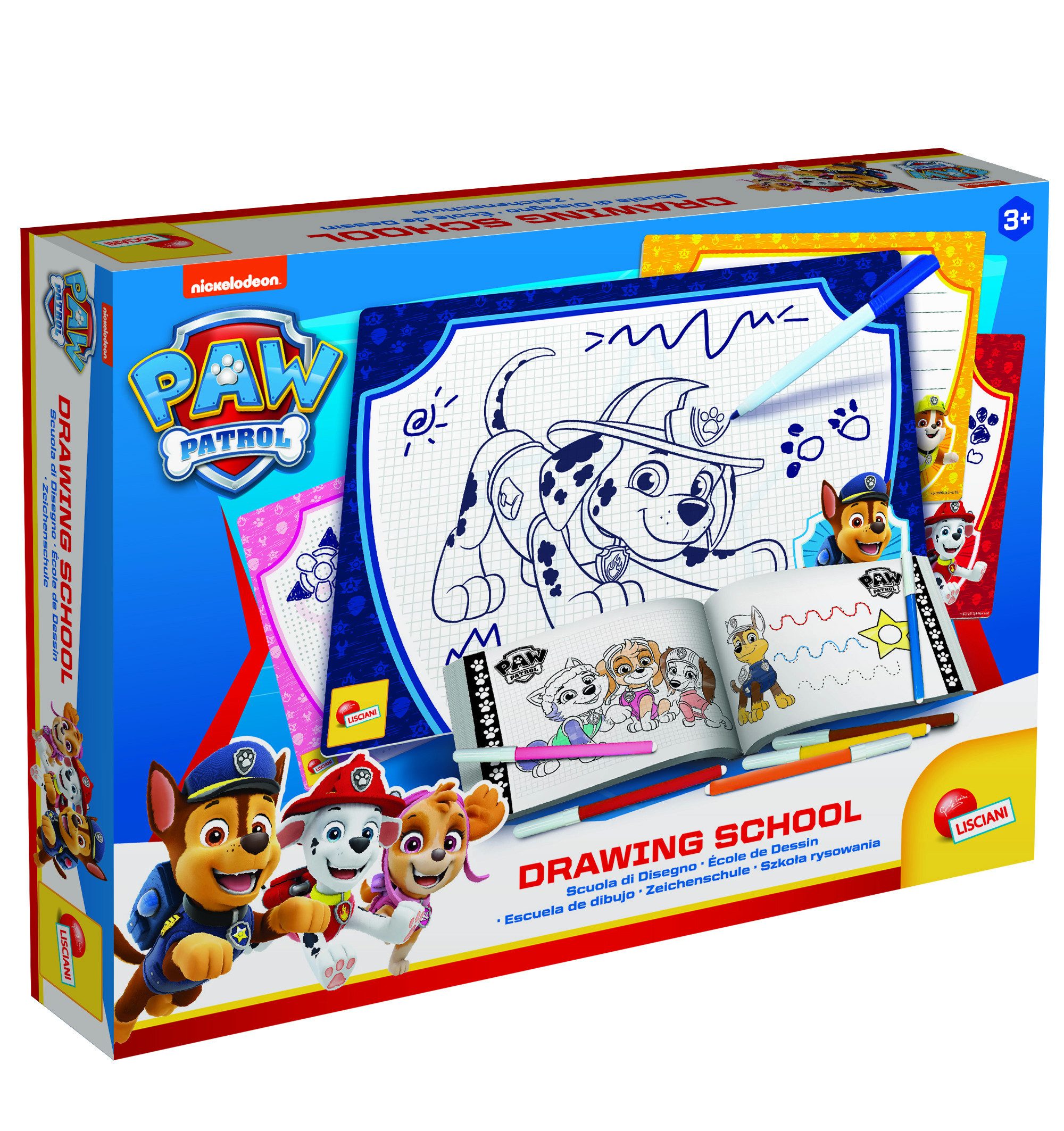 Lisciani Kreativset Paw Patrol Zeichenschule Malset Schreibtafeln zeichnen malen