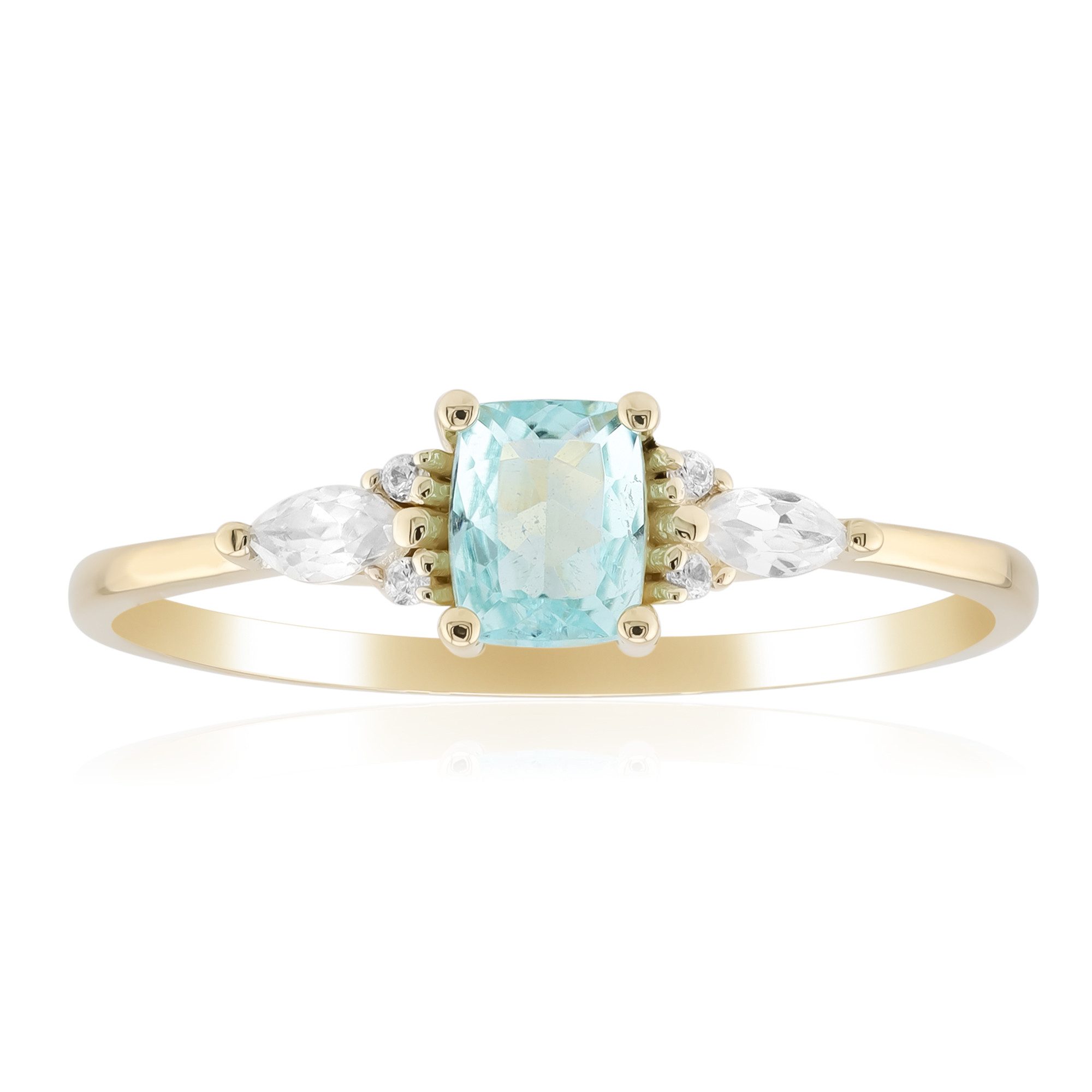 Cavill Goldring Paraíba-Turmalin-Goldring, 0,34 ct, Mosambik (1-tlg)
