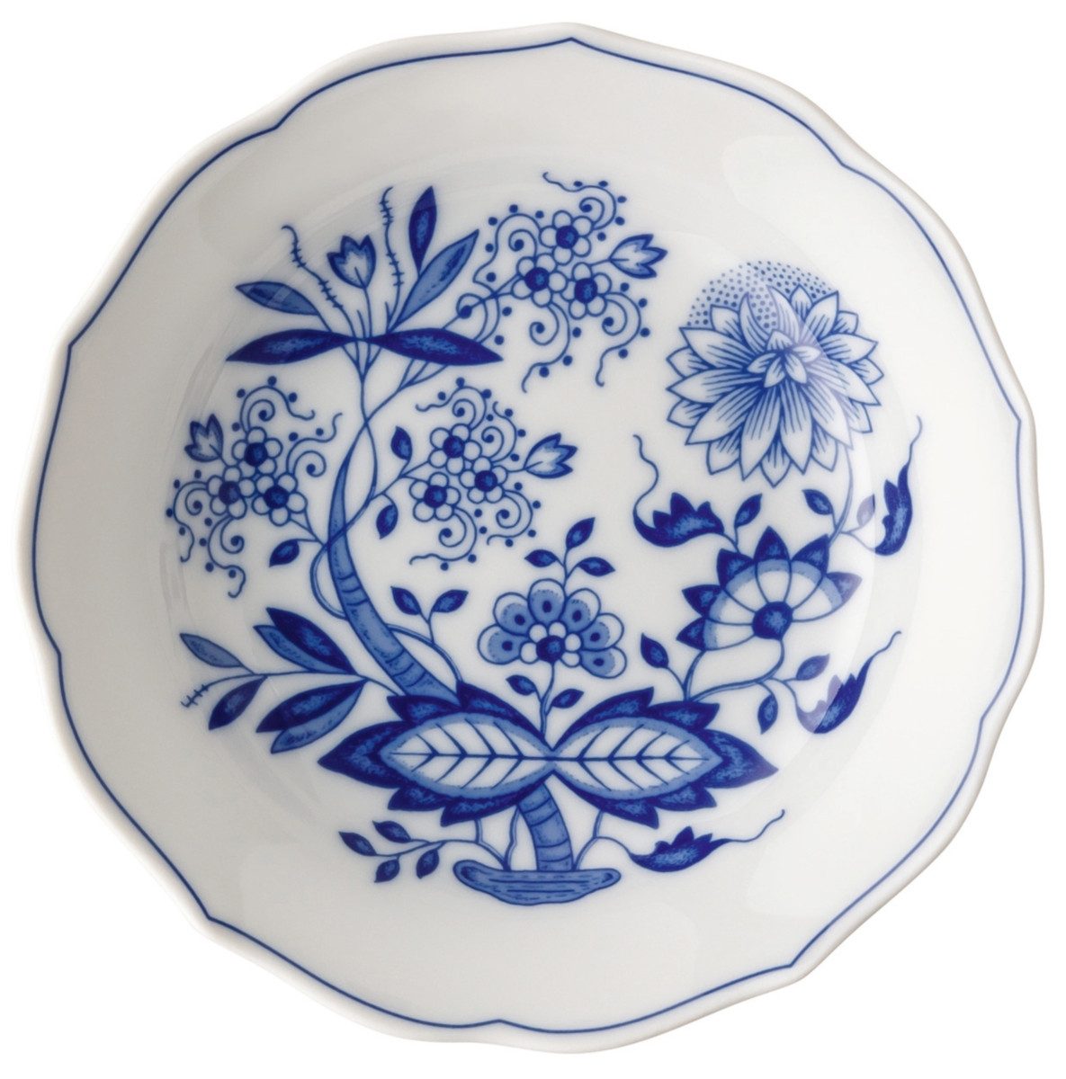 Hutschenreuther Untertasse Blau Zwiebelmuster Kaffee-Untertasse 14 cm, Untertasse