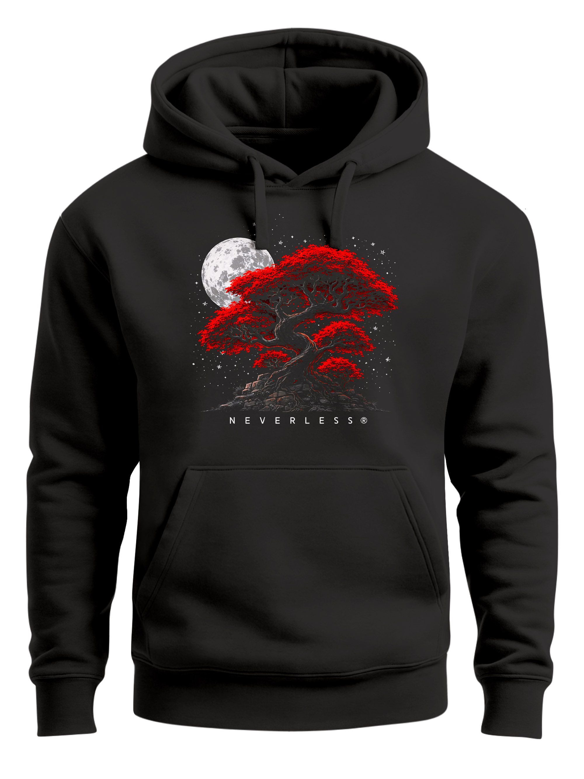 Hoodie Hoodie Herren Print Aufdruck Motiv Kapuzen-Pullover Männer Fashion