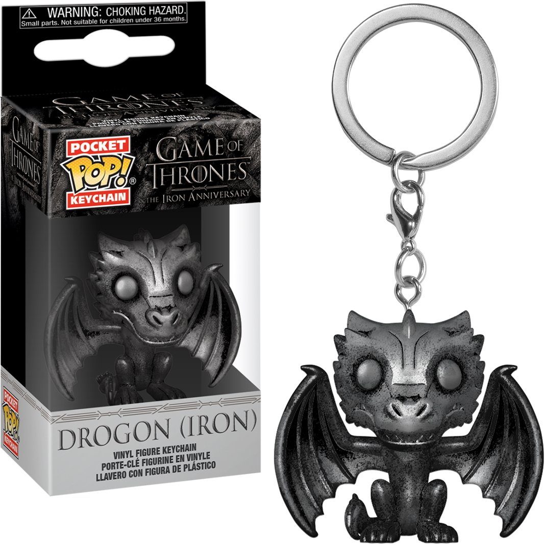 Funko Drogon Pocket of Schlüsselanhänger - Thrones Pop! Game (Iron)