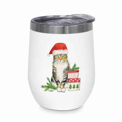 PPD Thermobecher Christmas Kitty Thermo Mug 350 ml, Edelstahl