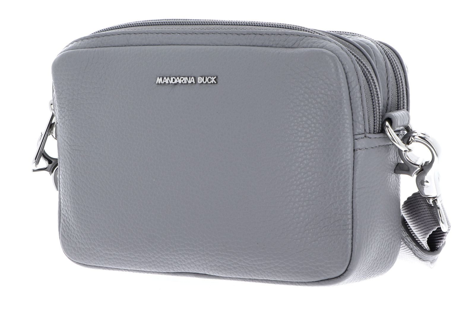 Mandarina Duck Umhängetasche Crossbody Camera Bag, aus echtem Kalbsleder