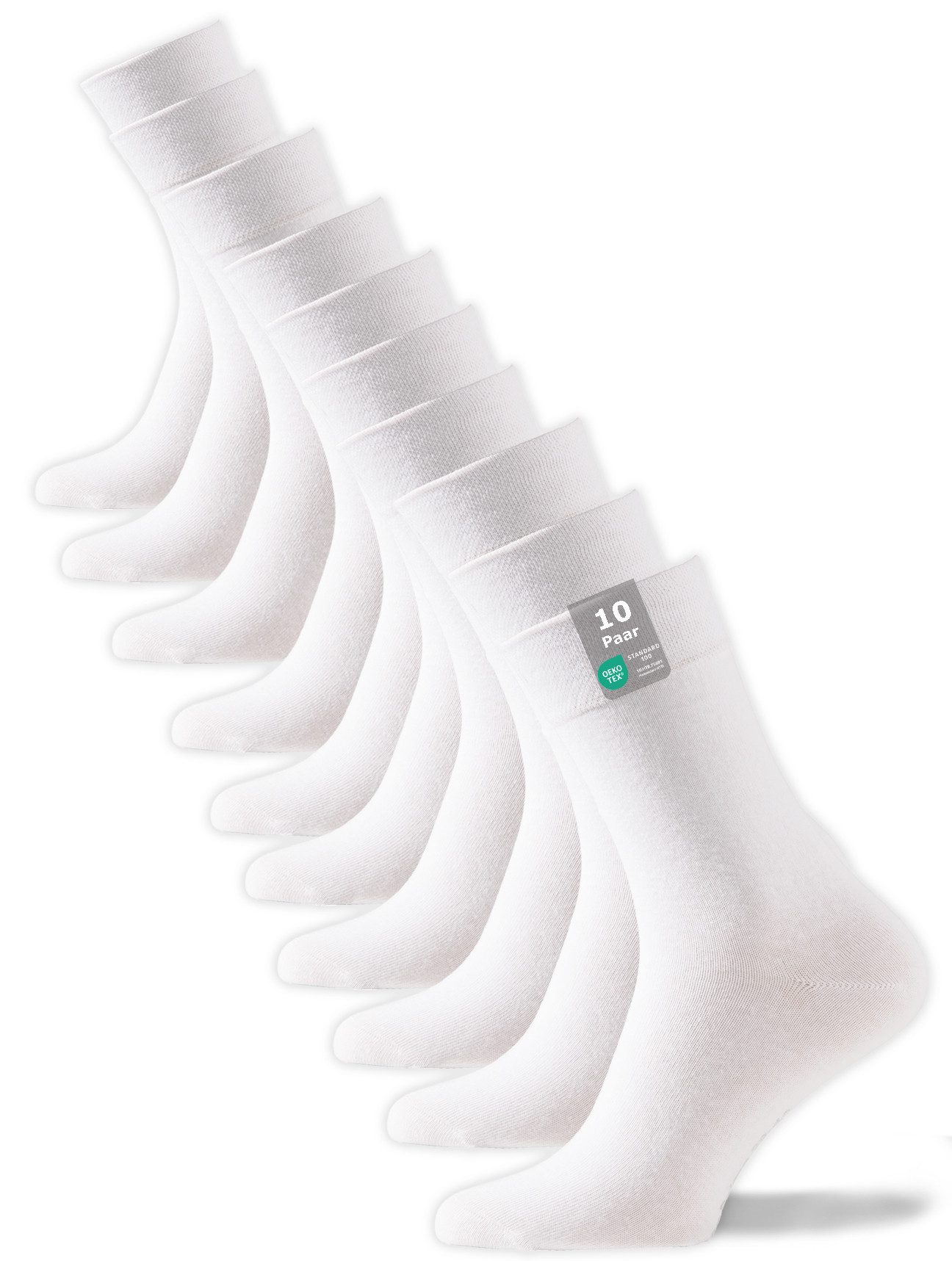 Cotton Prime® Socken Baumwollsocken - Back to Basic (10-Paar) in angenehmer günstig online kaufen