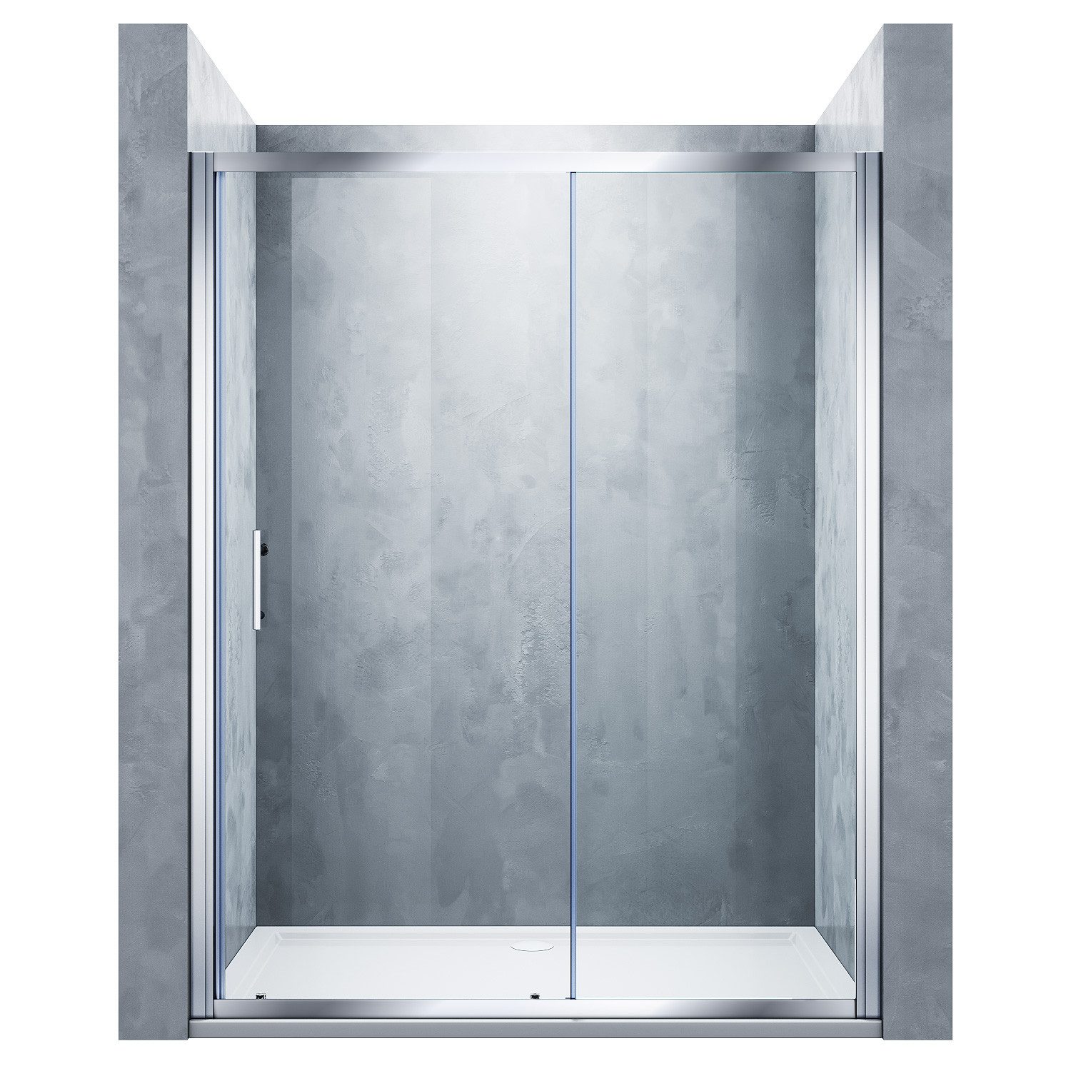 SONNI Dusch-Schiebetür Duschschiebetür, 100--170x185 cm,Duschschiebetüren, günstig online kaufen