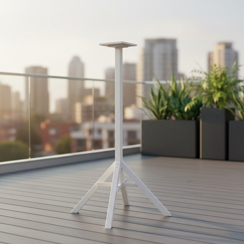 Melko Vogelhausständer Vogelhausständer Weiß 1,05m Vogelhaus Futterhaus Vog günstig online kaufen