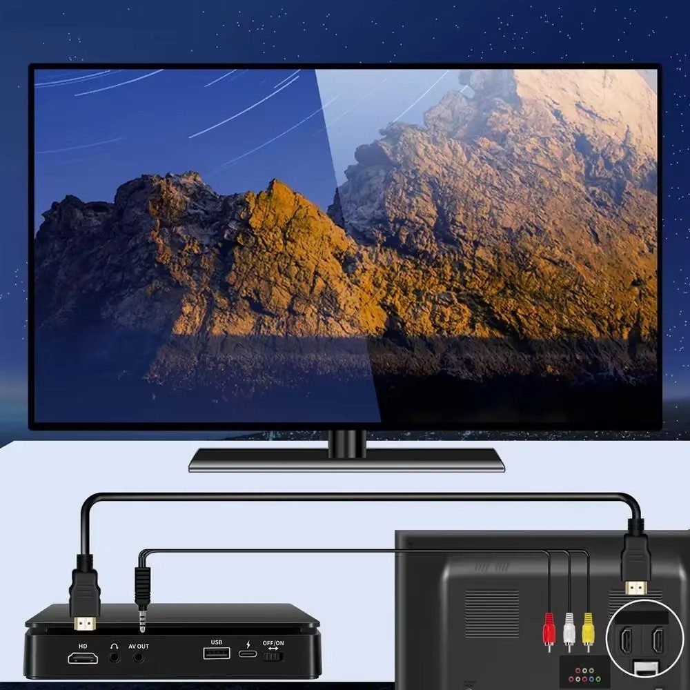 QUBEBU Region-Free DVD Player CD Player, HDMI AV-Ausgang, USB-Eingang DVD-Player (Fehler Korrektur, Fernbedienung, Touch-Steuerung, Weihnachtsgeschenke)