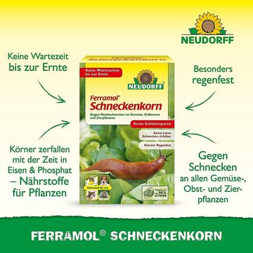 Neudorff Schneckenkorn Ferramol, 200 g, Zuverlässig Schnecken bekämpfen