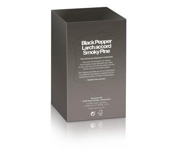 Victorinox Eau de Toilette Black Steel EdT Spray Herrenduft pikant black Pepper 100ml
