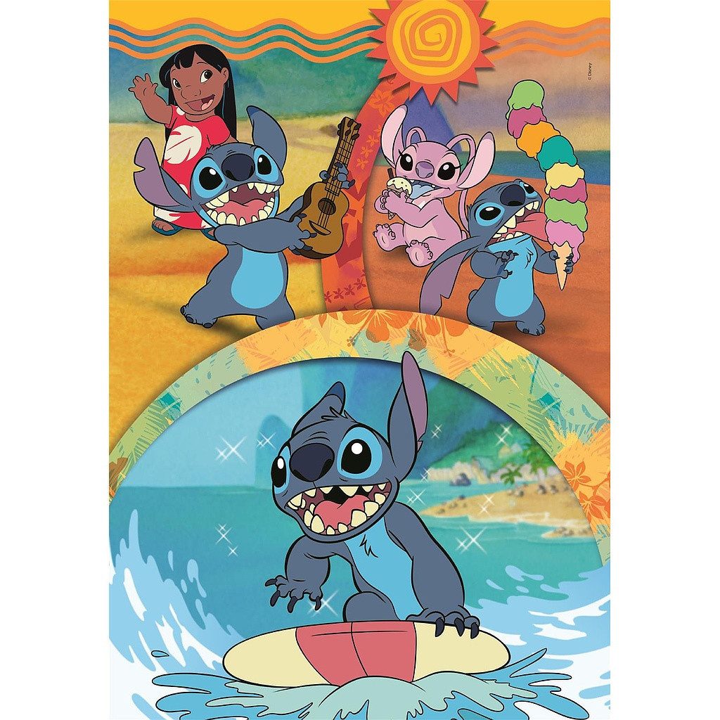 Disney Lernspielzeug Disney Lilo und Stitch 104-teiliges Clementoni Puzzle günstig online kaufen