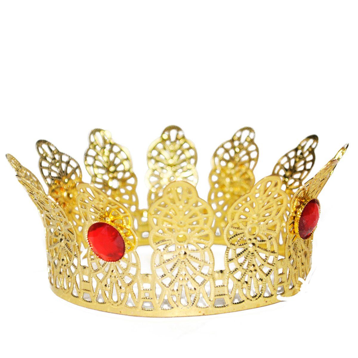 Funny Fashion Kostüm Prinzessin Krone 'Rosenrot', Gold