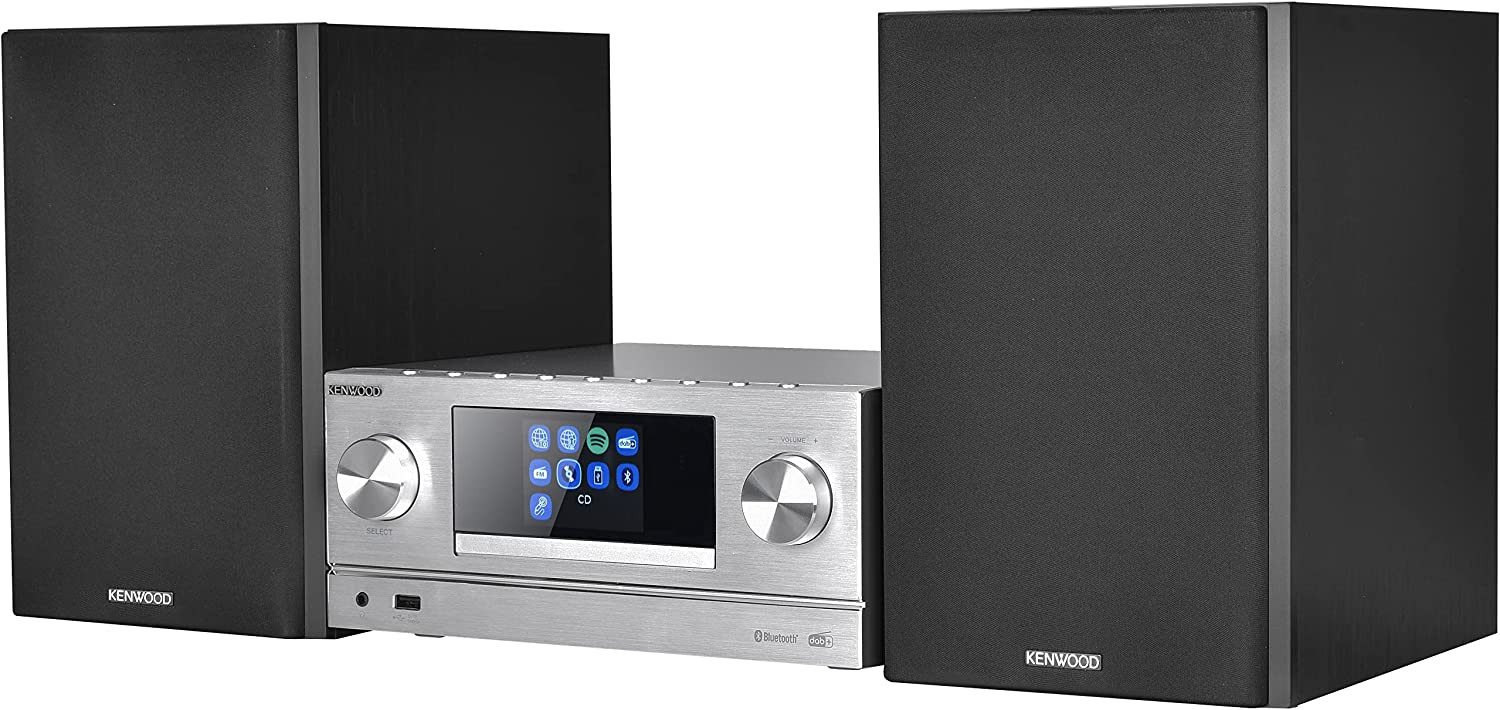 KENWOOD M-9000S-S Smart Micro Hi-Fi System silber Stereoanlage Kompaktanlage