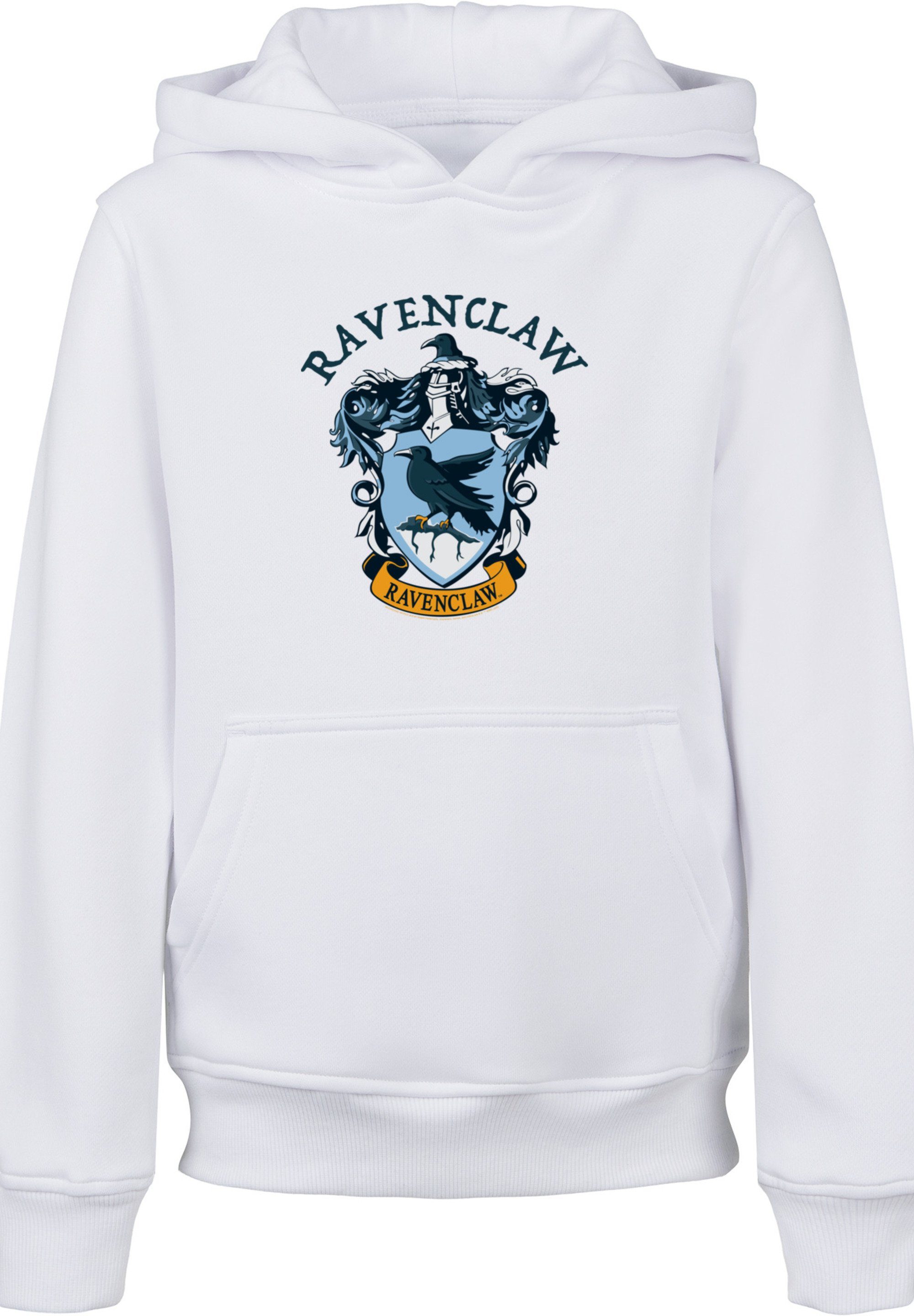 F4NT4STIC Hoodie Ravenclaw white Kinder (1-tlg) Kids Harry Potter Basic Crest Hoody with