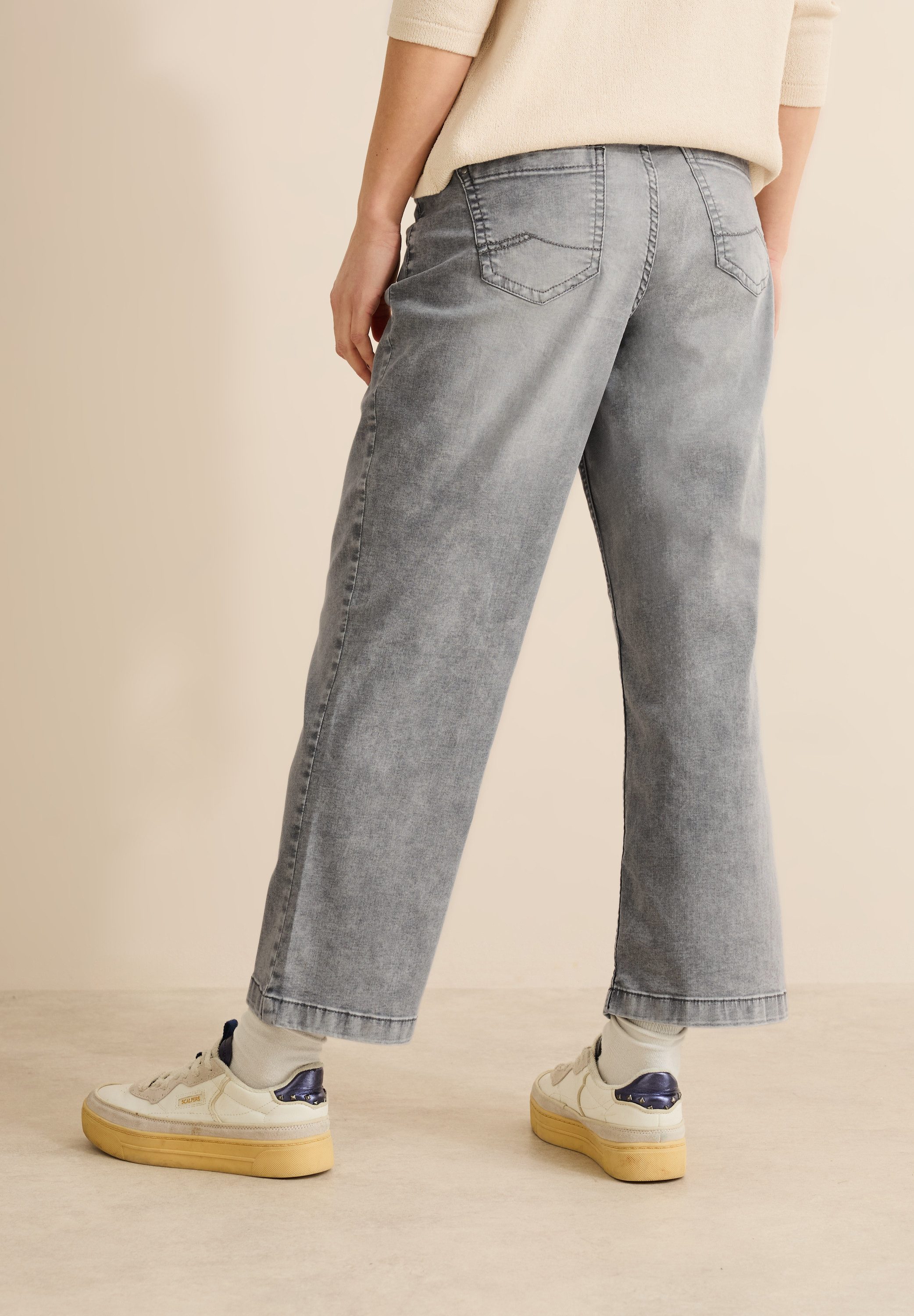 Cecil Weite Jeans softer Materialmix günstig online kaufen