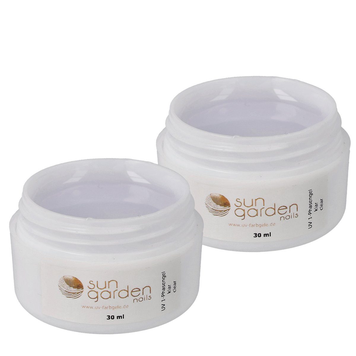 UV-Gel 2 x 30 ml UV 1-Phasengel Allround Gel klar