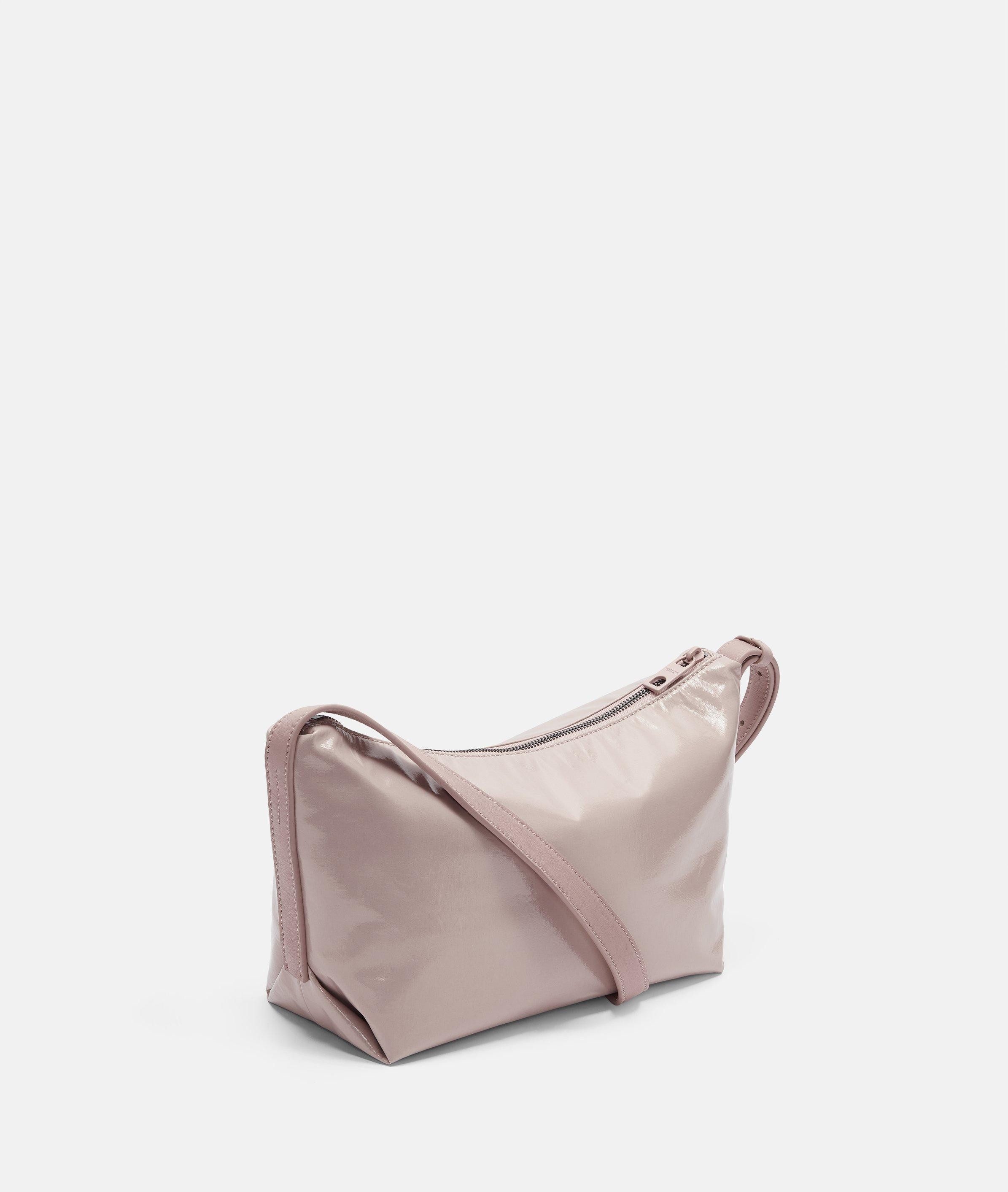 Liebeskind Berlin Umhängetasche Elvira Crossbody M, Geräumige Umhängetasche aus folierter Baumwolle