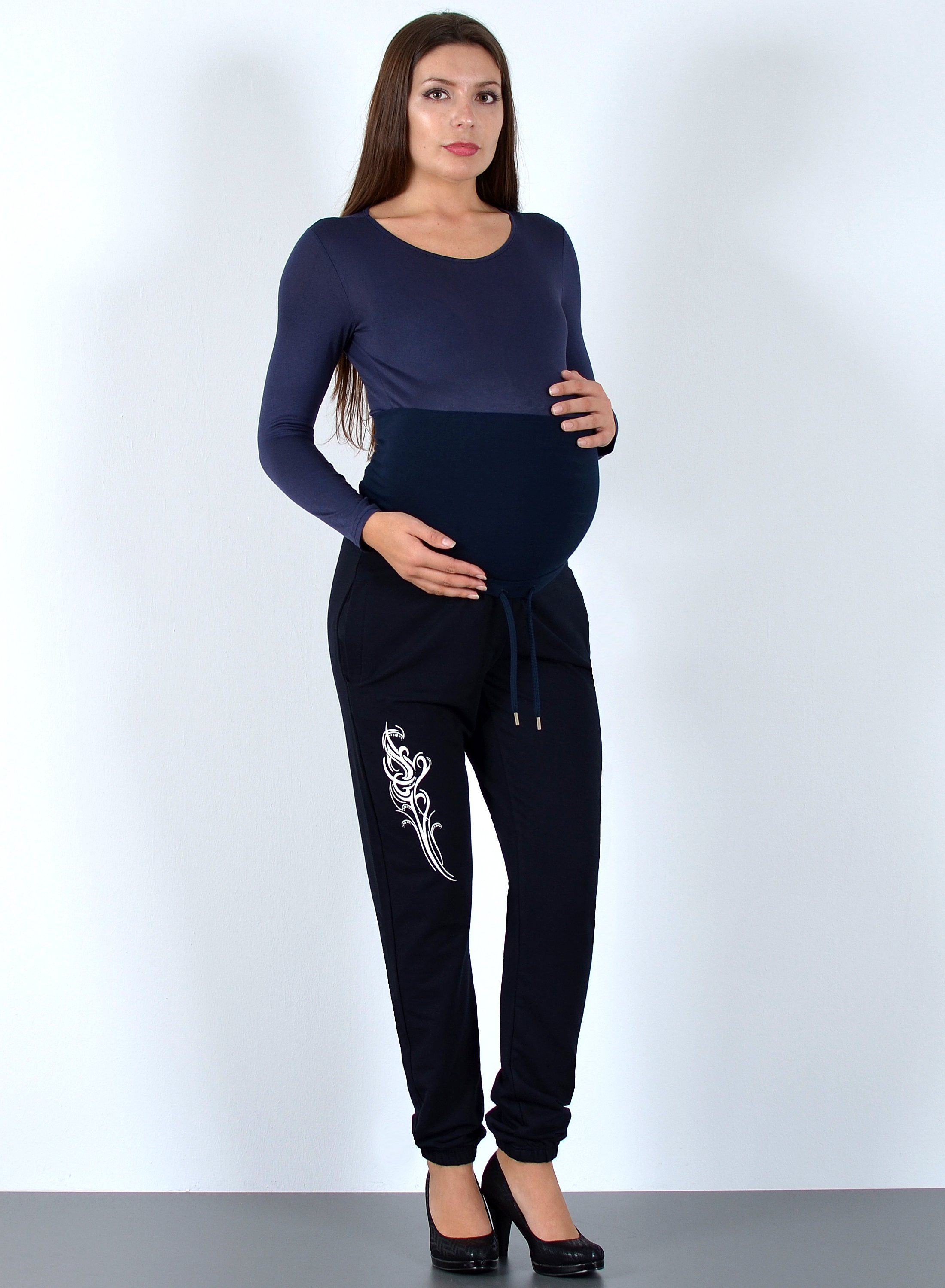 ESRA Stretch-Umstandshose Damen Schwangerschaftshose Umstandshose J480-Umst günstig online kaufen