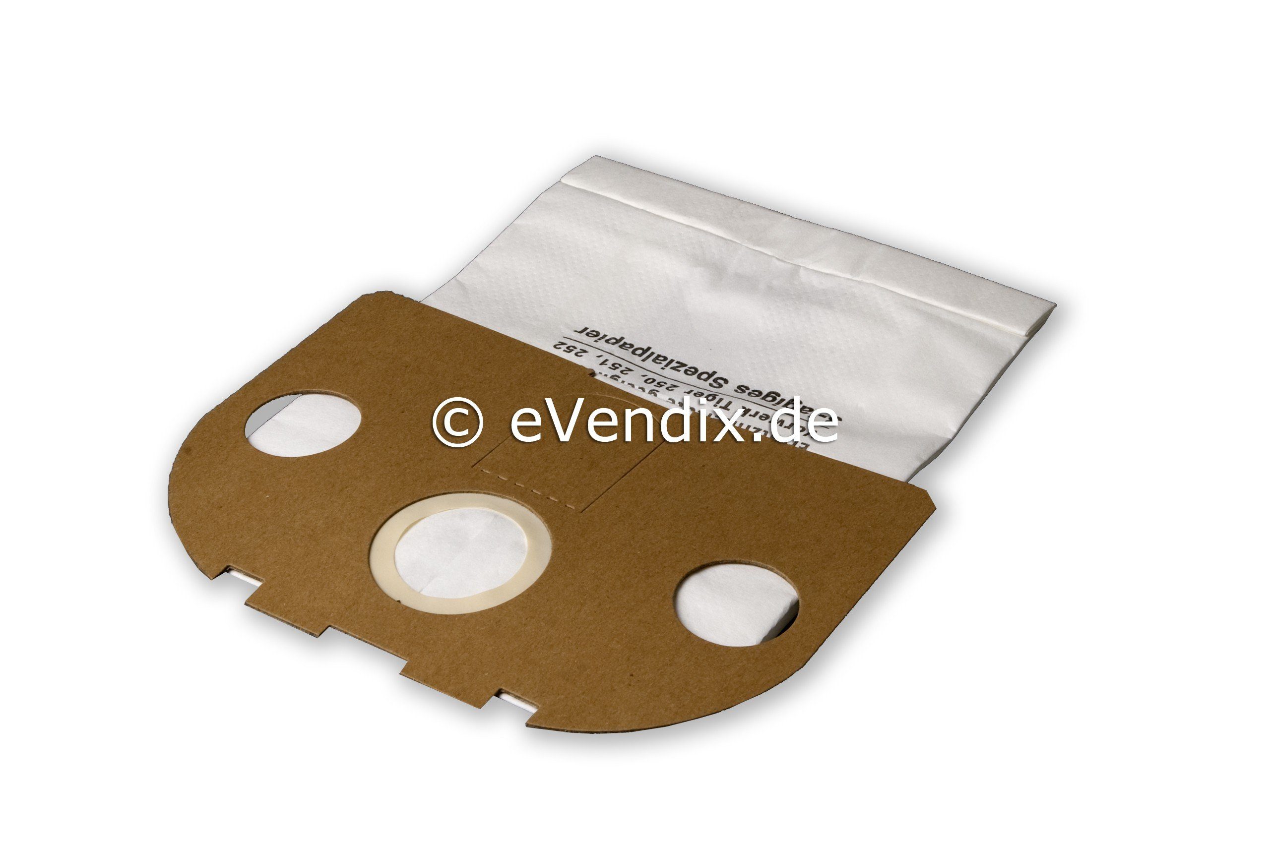 eVendix Staubsaugerbeutel passend für Vorwerk Tiger VT 250 - 252, passend für Vorwerk, 1 St., Vorwerk Tiger VT 250, 251, 252 – Bild 3 von 5