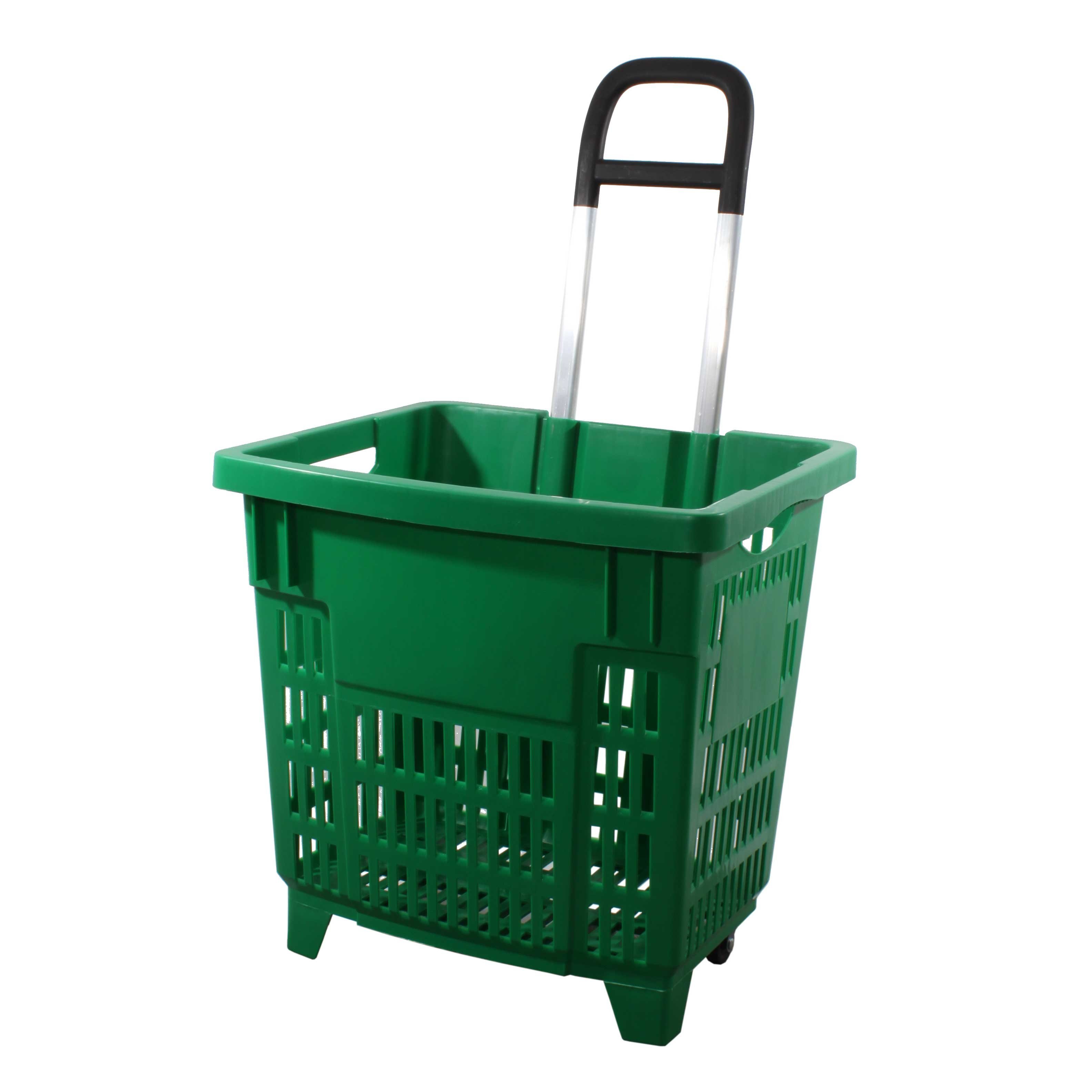 GERSO Einkaufskorb Einkaufstrolley Einkaufskorb m. Rollen 55L, 55 l, 0