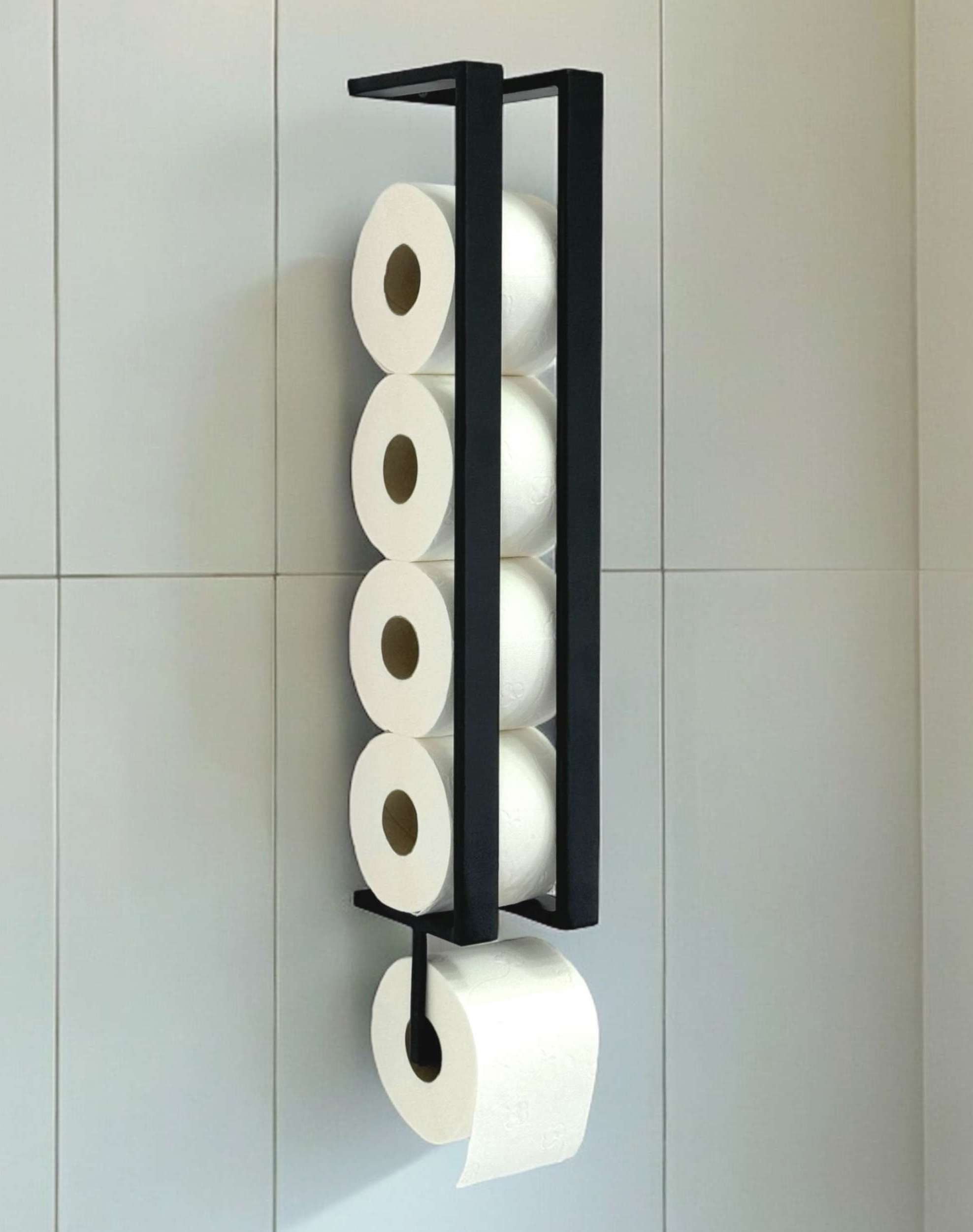 DanDiBo Toiletten-Ersatzrollenhalter Toilettenpapierhalter Schwarz Wand Met günstig online kaufen