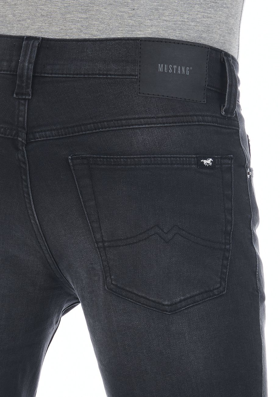 MUSTANG Straight-Jeans Herren Jeanshose Tramper Regular Fit Denim Hose mit Stretch