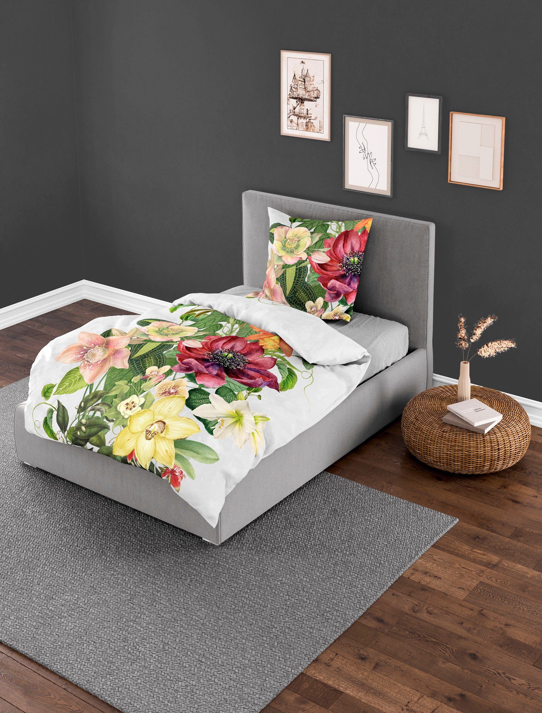 BIERBAUM Bettwäsche 5292, Mako-Satin, 2 teilig, günstig online kaufen