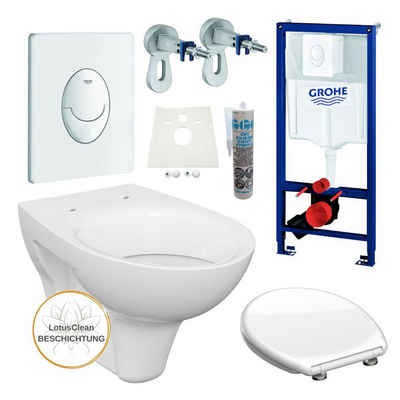 Grohe Vorwandelement WC Grohe Rapid SL Spülkasten WC Betätigungsplatte, Spar-Set