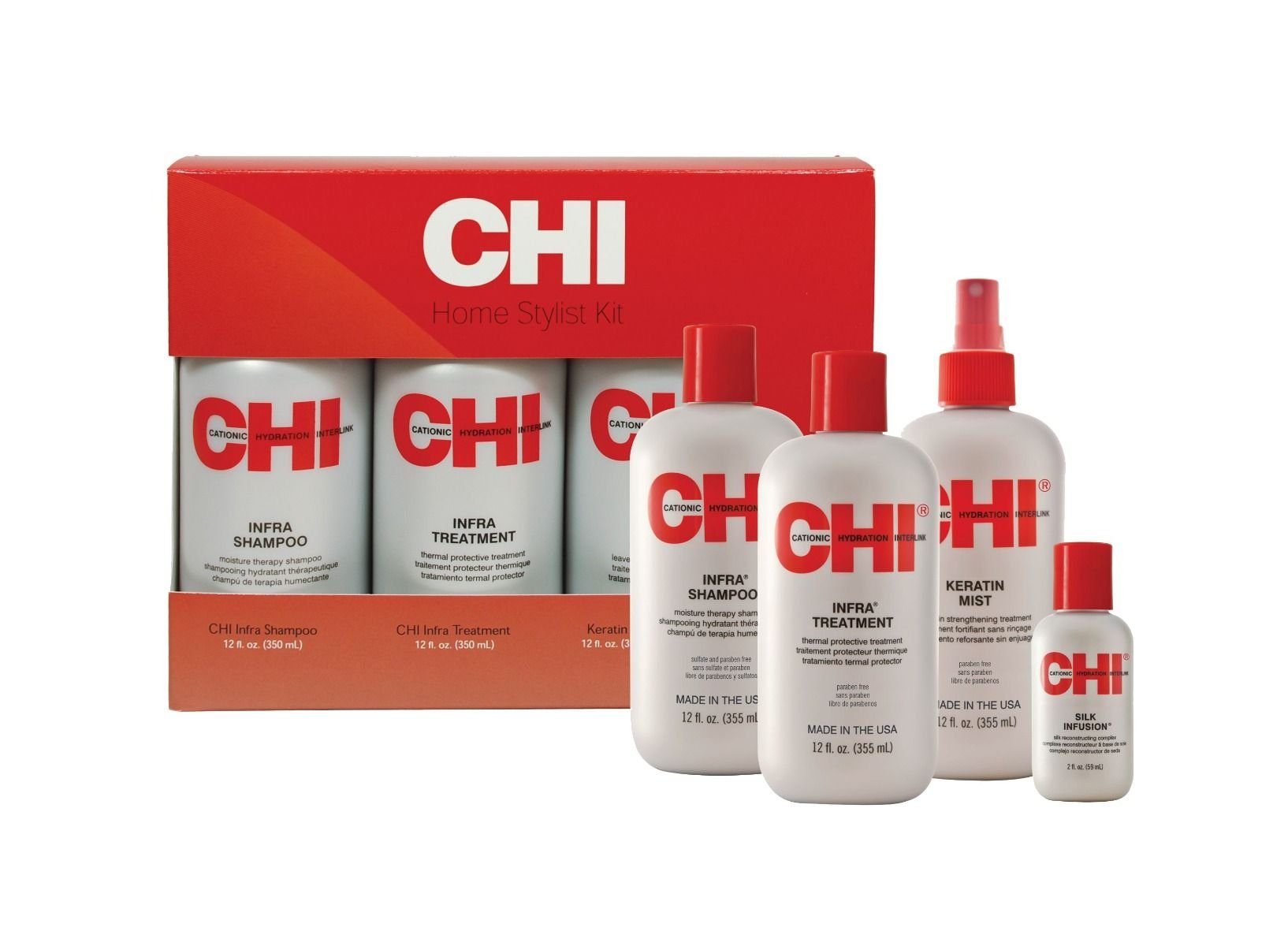 CHI Haarpflege-Set CHI Infra Home Stylist Kit, Haarpflege-Set