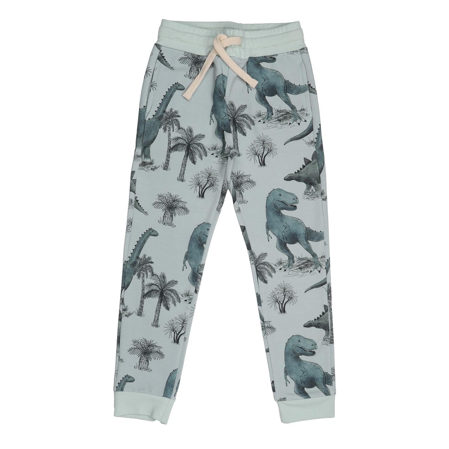 Jogger Pants Jogginghose mit Dino-Print aus Bio-Baumwolle
