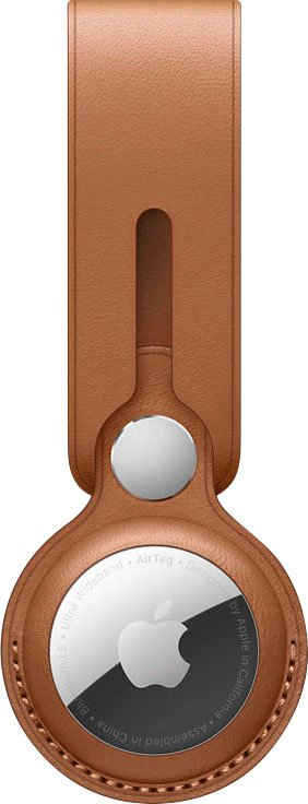 Apple Schlüsselanhänger AirTag Leather Loop Schlüsselanhänger, ohne AirTag