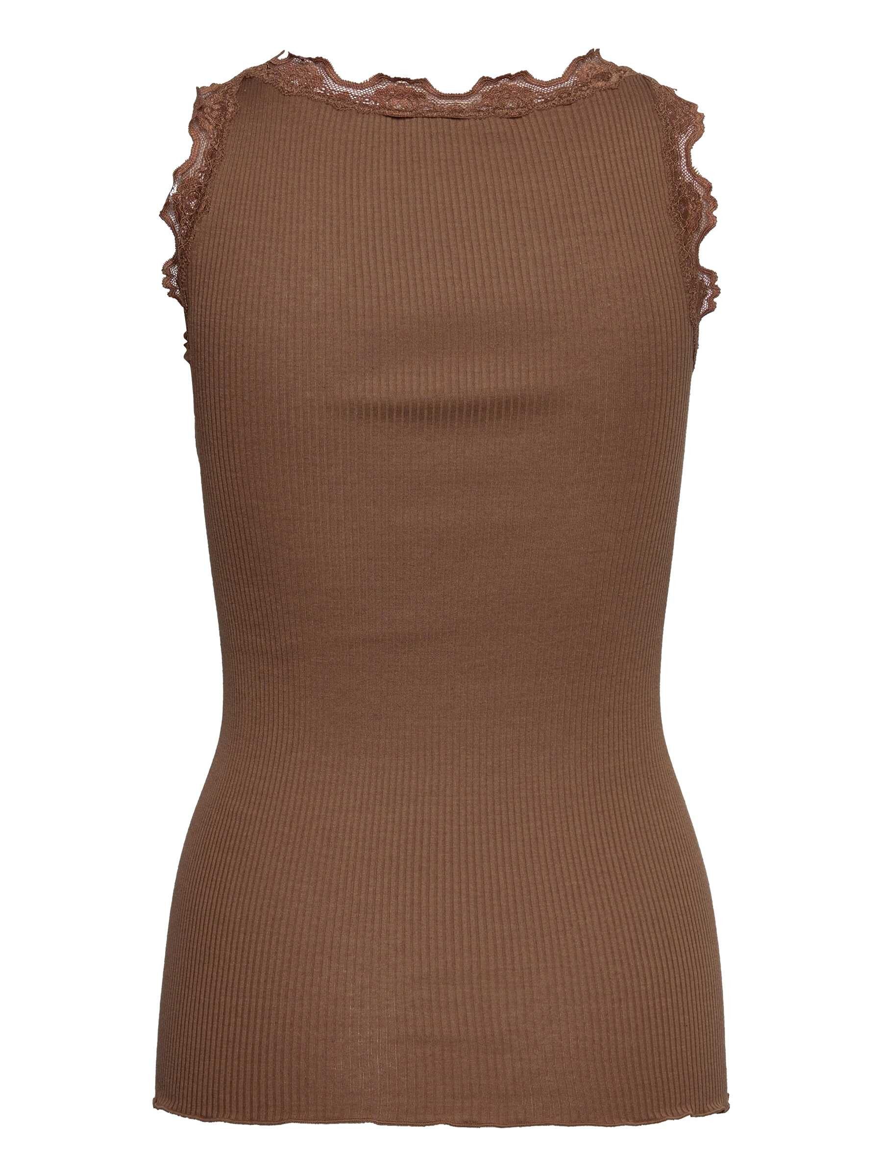rosemunde Spitzentop Babette Silk Top mit Seide Vintage-Spitzenbesatz, mit Rundhalsausschnitt, hoher Seidenanteil – Bild 3 von 5