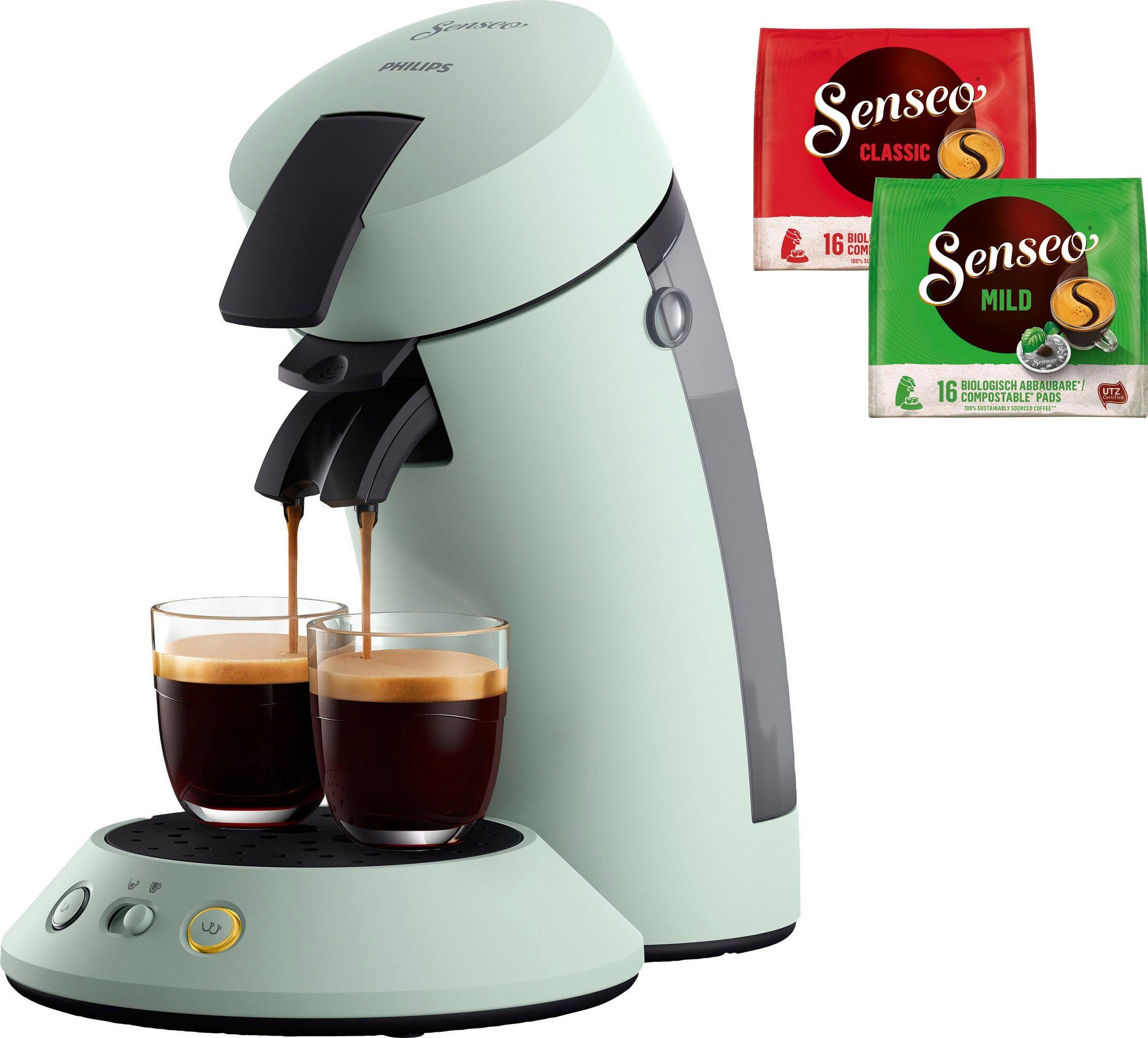Kaffeepadmaschine Original Plus CSA210/20, inkl. Gratis-Zugaben im Wert von  5,- UVP