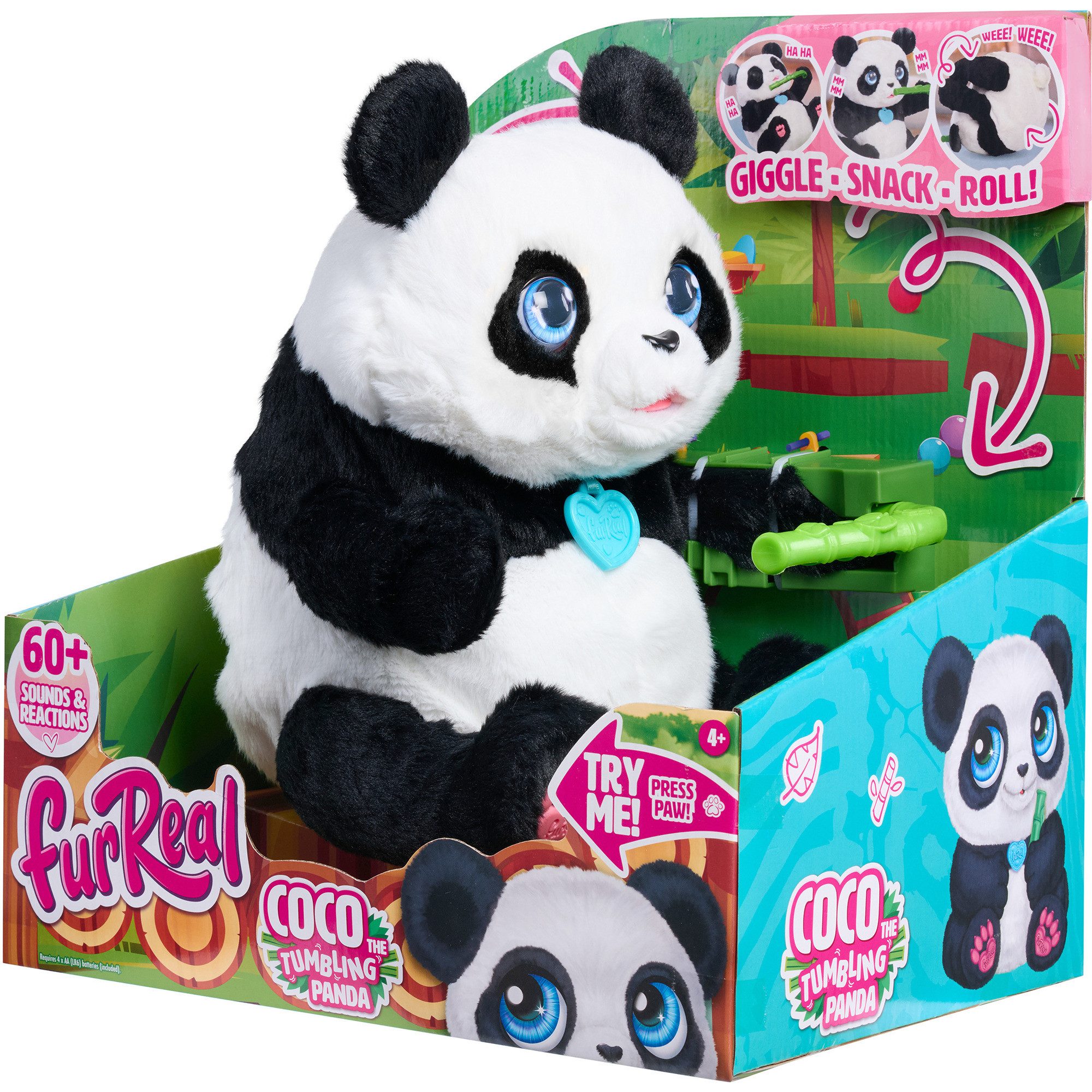 Just Play Kuscheltier Just Play furReal Coco the Tumbling Panda