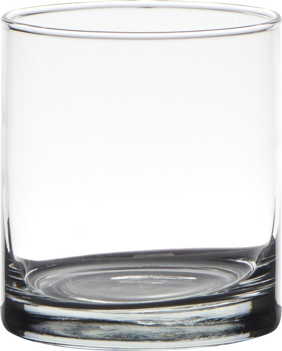 Hakbijl Glass Deko-Glas ZYLINDER, Transparent H:11cm D:9cm Glas