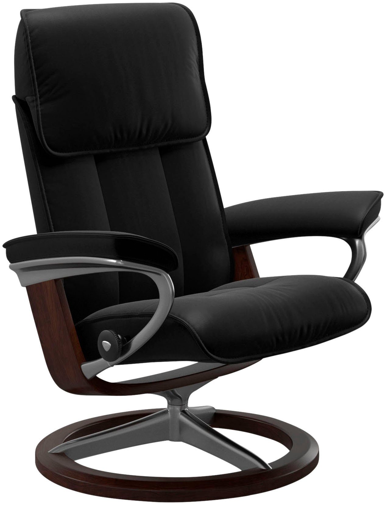 Stressless® Relaxsessel Admiral, mit Signature Base, Größe M & L, Gestell Braun