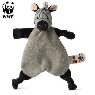 WWF Kuscheltier Cub Club - Ziko das Zebra Schmusetuch (grau, 30cm)