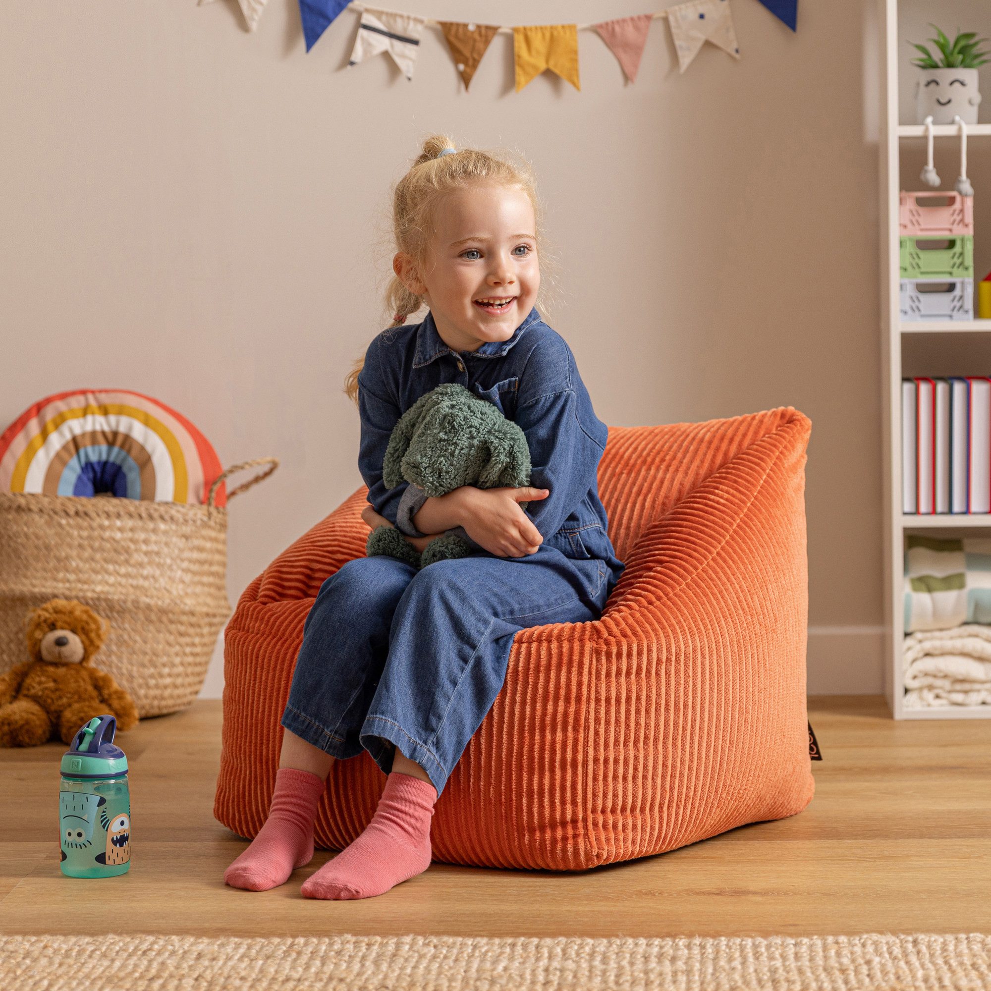 icon Sitzsack Kinder aus Cord Flauschig günstig online kaufen