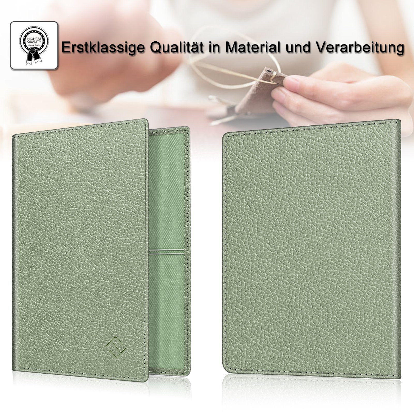 Fintie Mini Geldbörse Fahrzeugschein Hülle, Ultradünne Fahrzeugscheinetui K günstig online kaufen