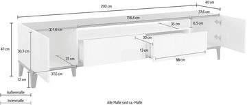 INOSIGN TV-Board sunrise, Breite 200 cm