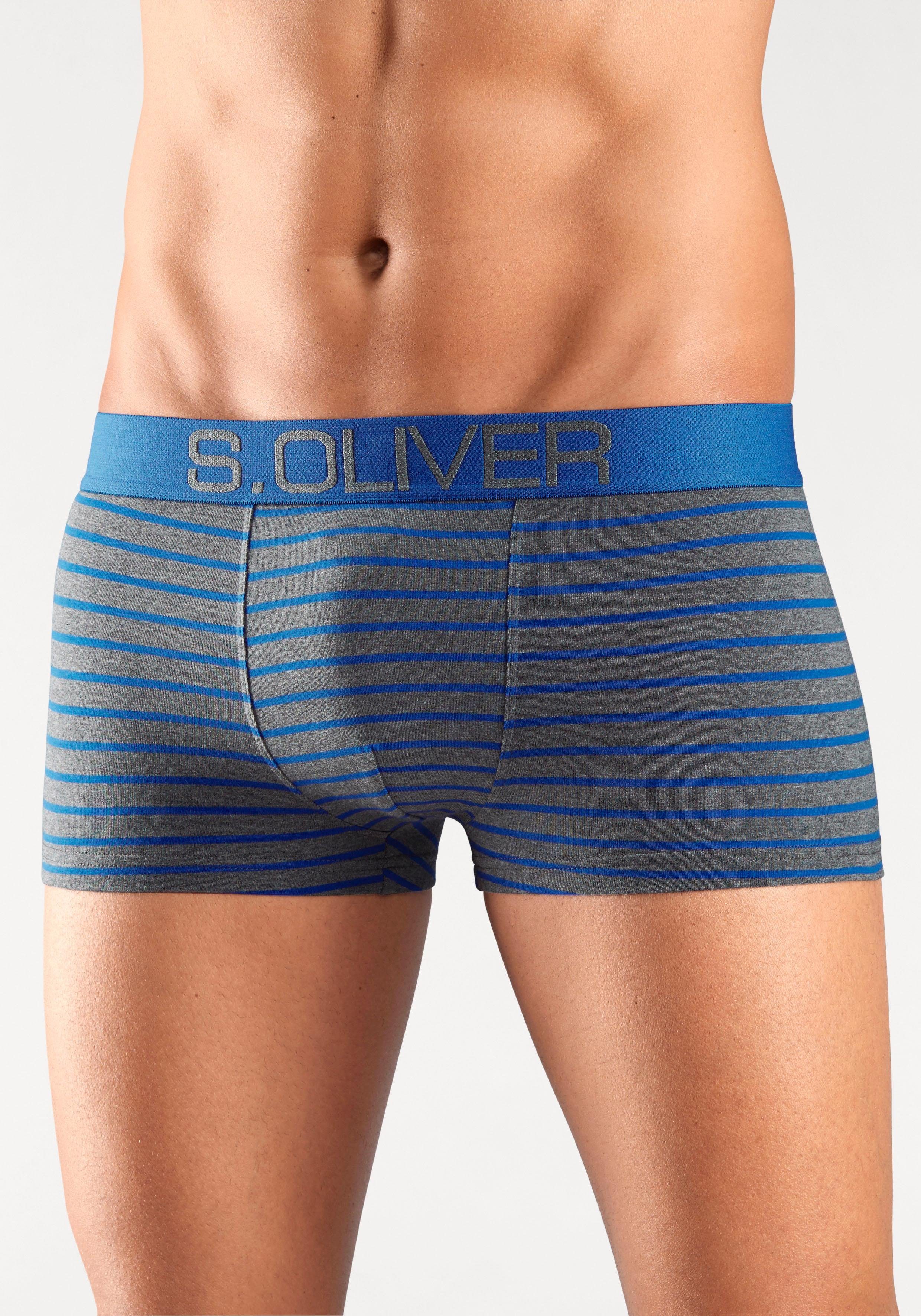 s.Oliver Hipster (Packung, 4-St) knapp sitzende Boxershorts für Herren aus Baumwoll-Mix