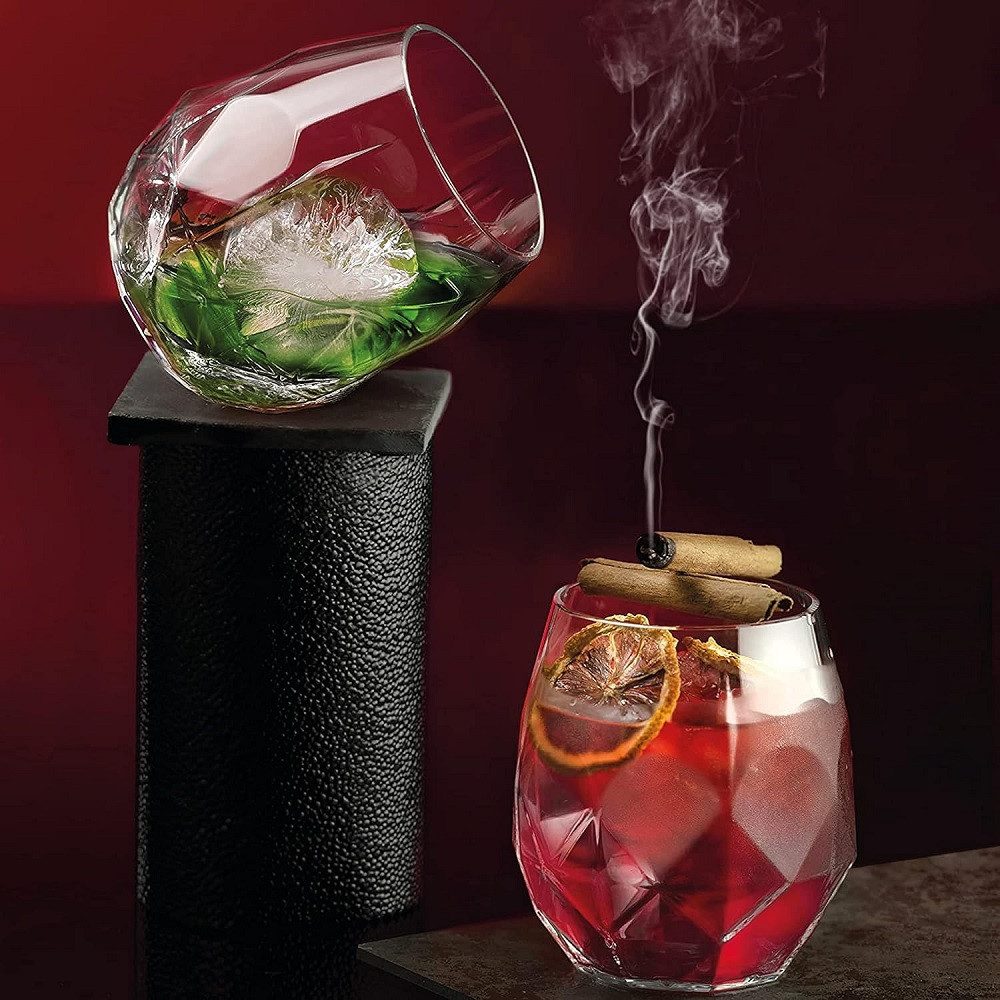 RCR Cocktailglas RCR Alkemist Becher Tumbler 380 ml 6er Set, Kristallglas