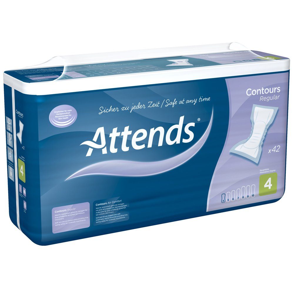 Attends GmbH Inkontinenz-Einlage Attends Contours Regular 4 (1x42 Stück)