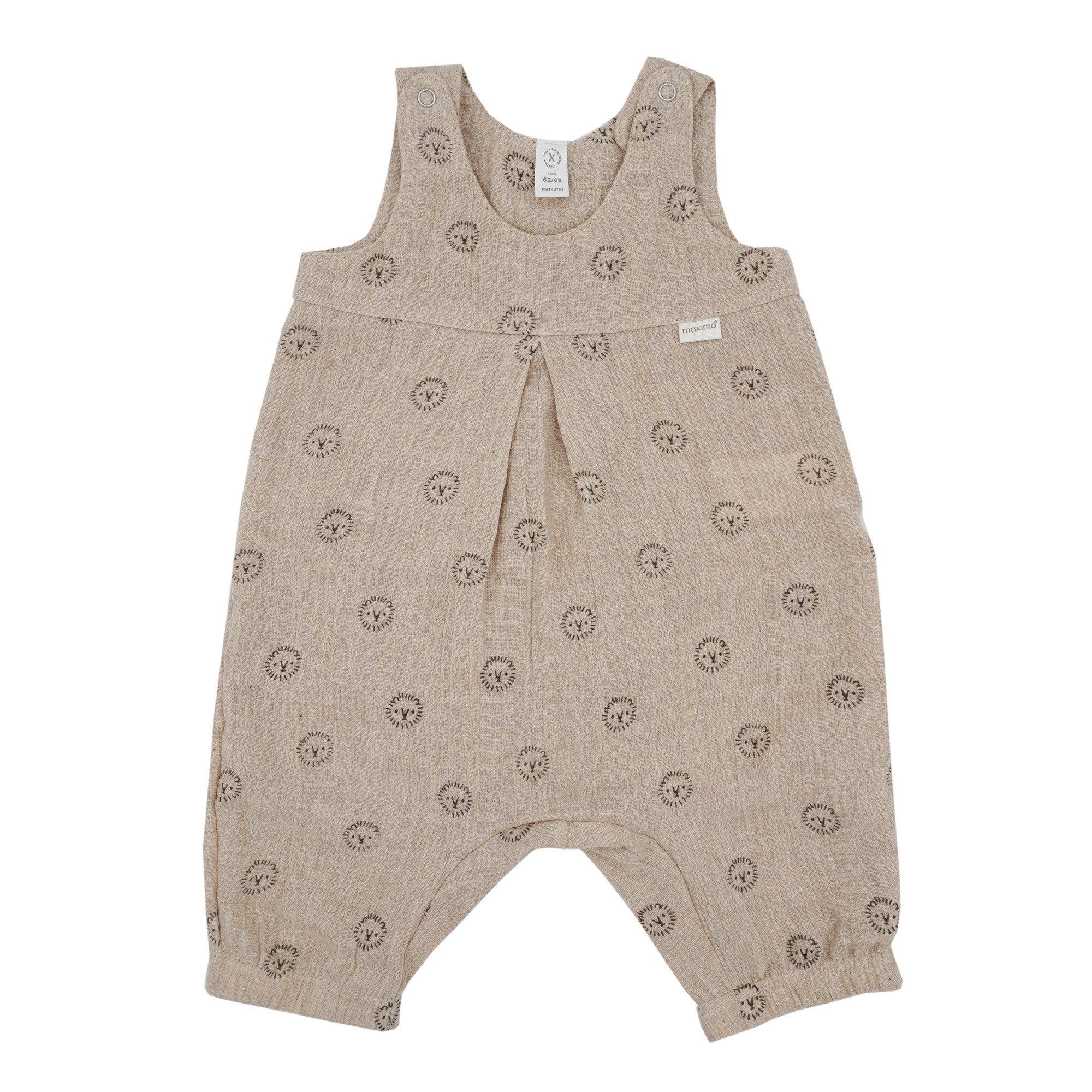 MAXIMO Overall GOTS BABY BOY-Overall, 3/4 Länge, Musselin (1-tlg) Musselin