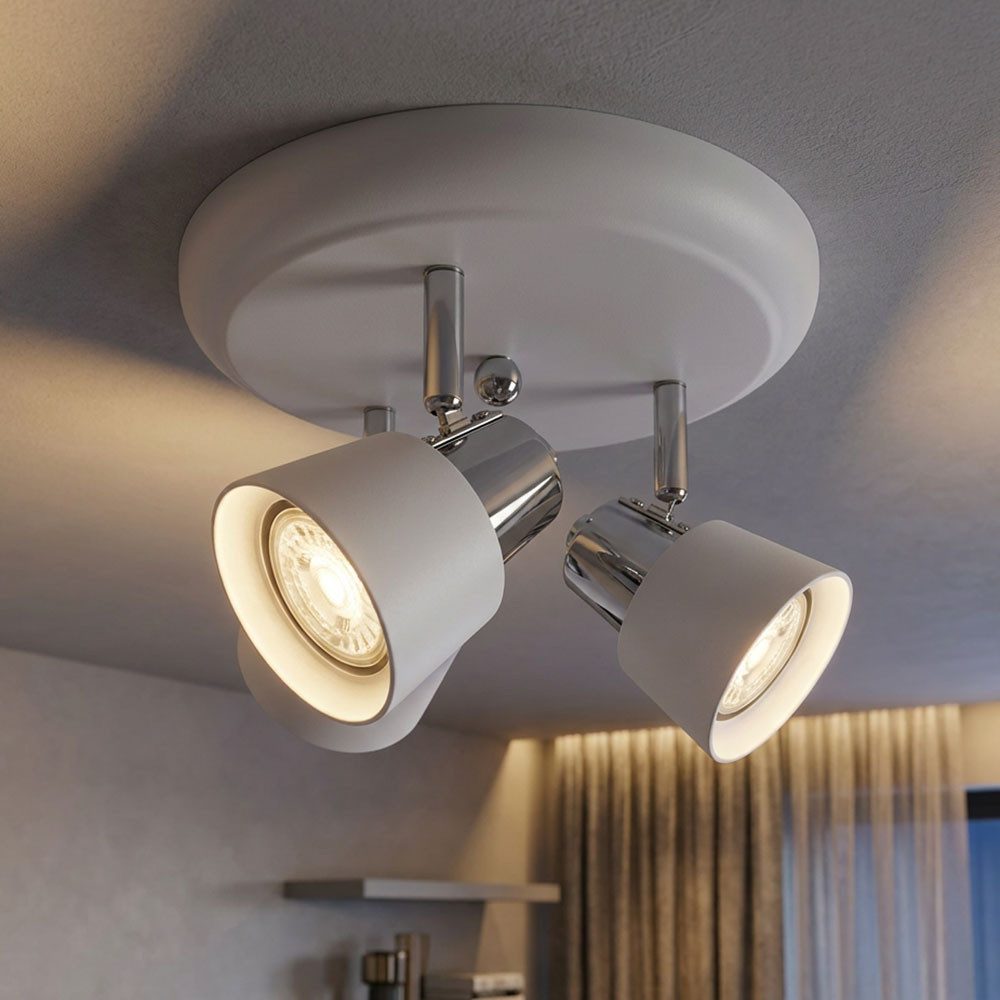 WOFI Deckenleuchte, Leuchtmittel nicht inklusive, Deckenleuchte Spotrondell Schlafzimmerlampe