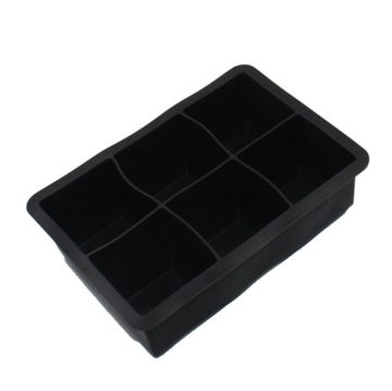 H-basics Eiswürfelform Eiswürfelform Set aus Silikon für 6x Eiskugeln und 6x Eiswürfel - ICE CUBE TRAY