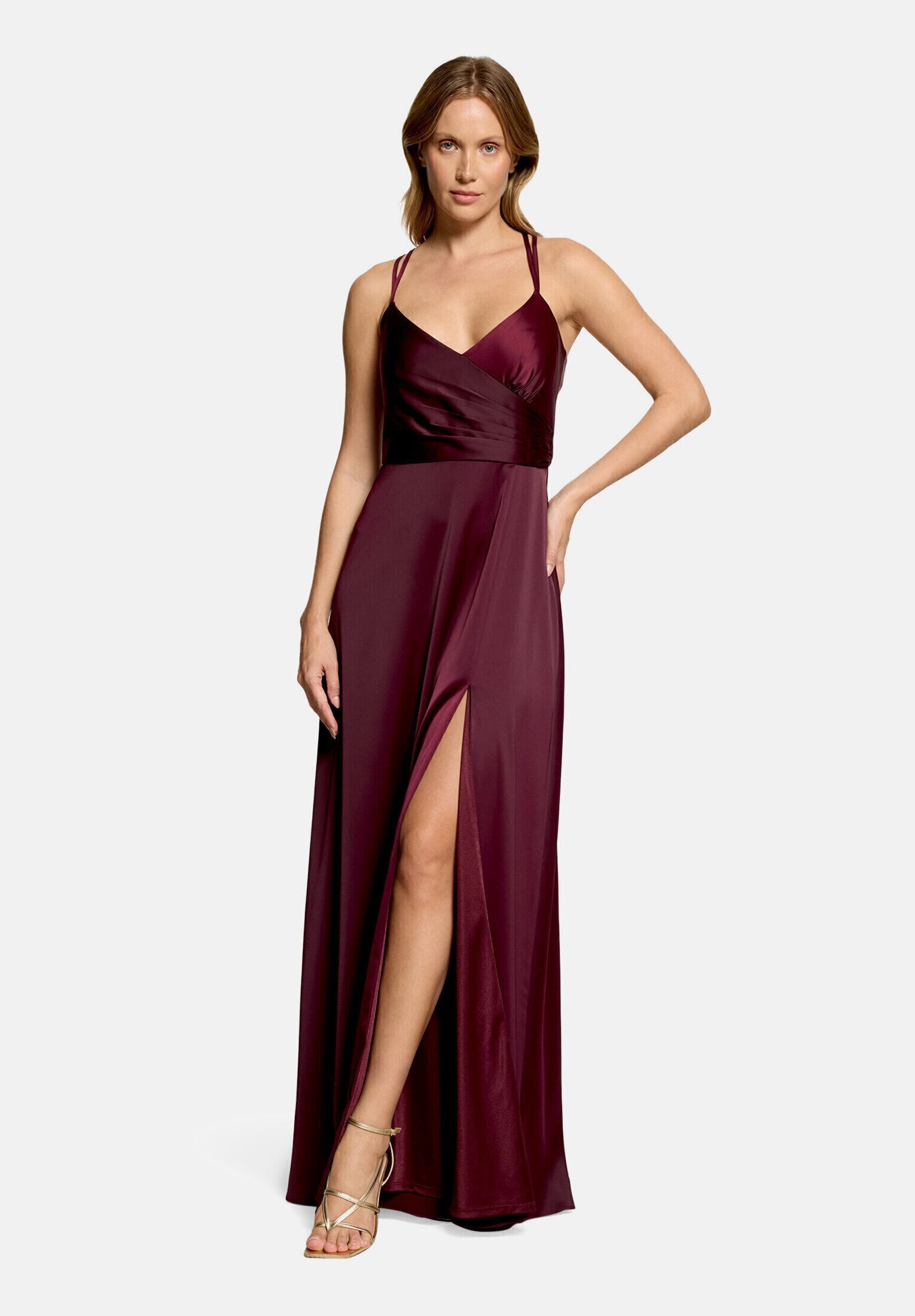 Vera Mont Abendkleid Damen mit V-Ausschnitt