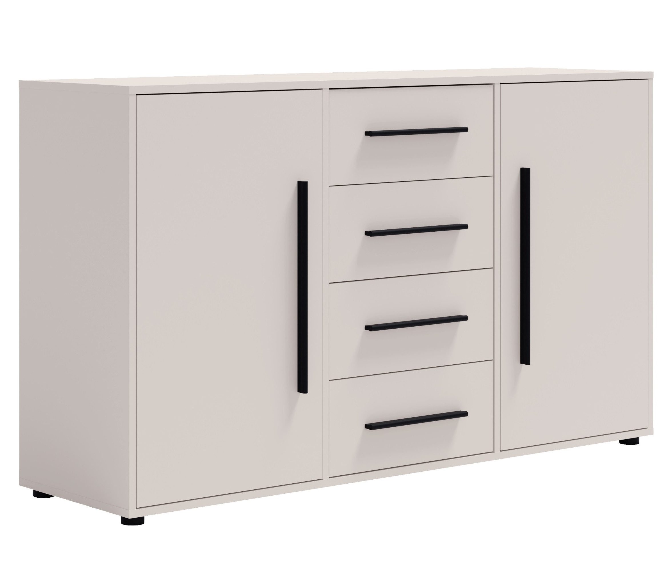 Marmex Möbel Kombikommode Maxione MX-02 Kommode mit Einlegeböden und Schubladen