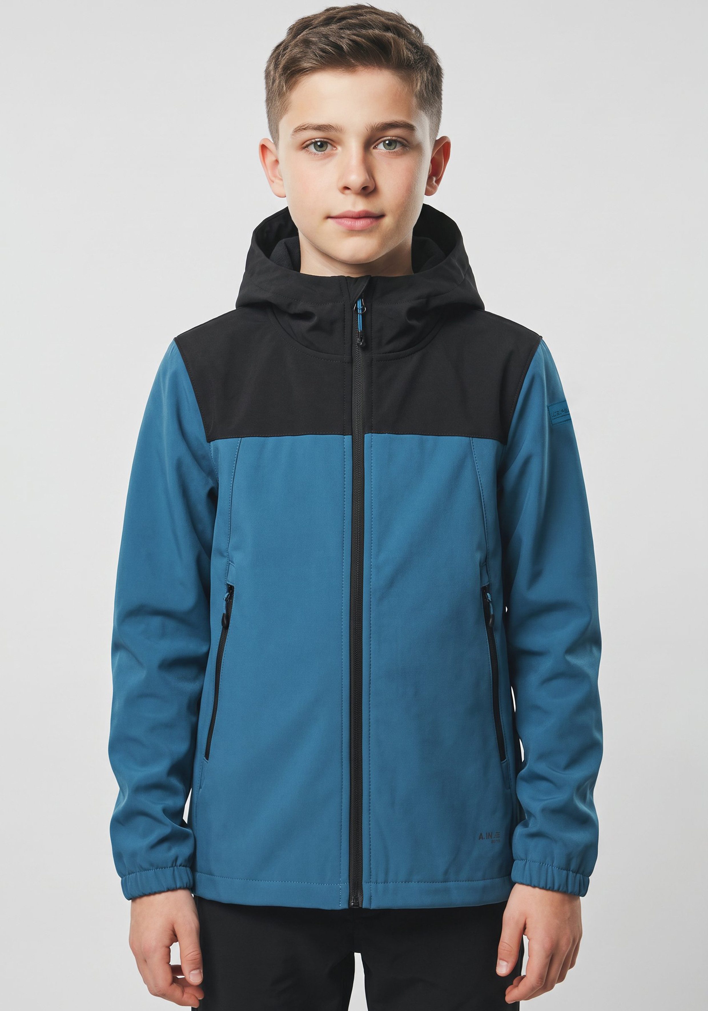 Icepeak Softshelljacke ICEPEAK KONAN JR Reißverschlusstaschen, atmungsaktiv, winddicht, wasserabweisend – Bild 2 von 5