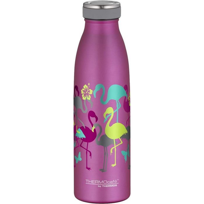 THERMOS Thermoflasche TC Bottle Flamingo Trinkflasche Kinder Edelstahl 0 5l Thermoflasche Isolierflasche Wasserflasche