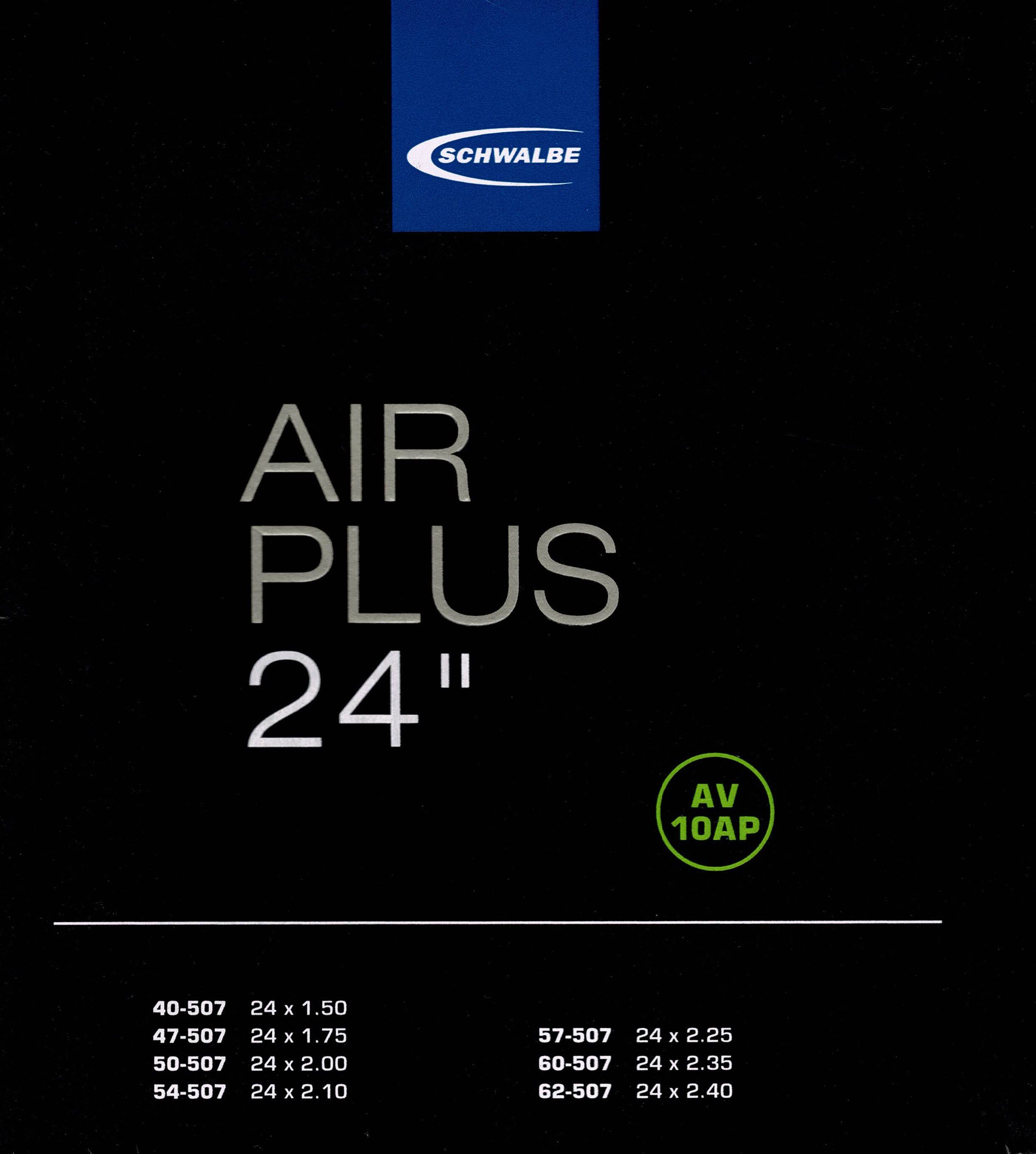 Fahrradschlauch Schwalbe Air Plus Schlauch 24" 40/62-507 Autoventil AV10AP Schlauch